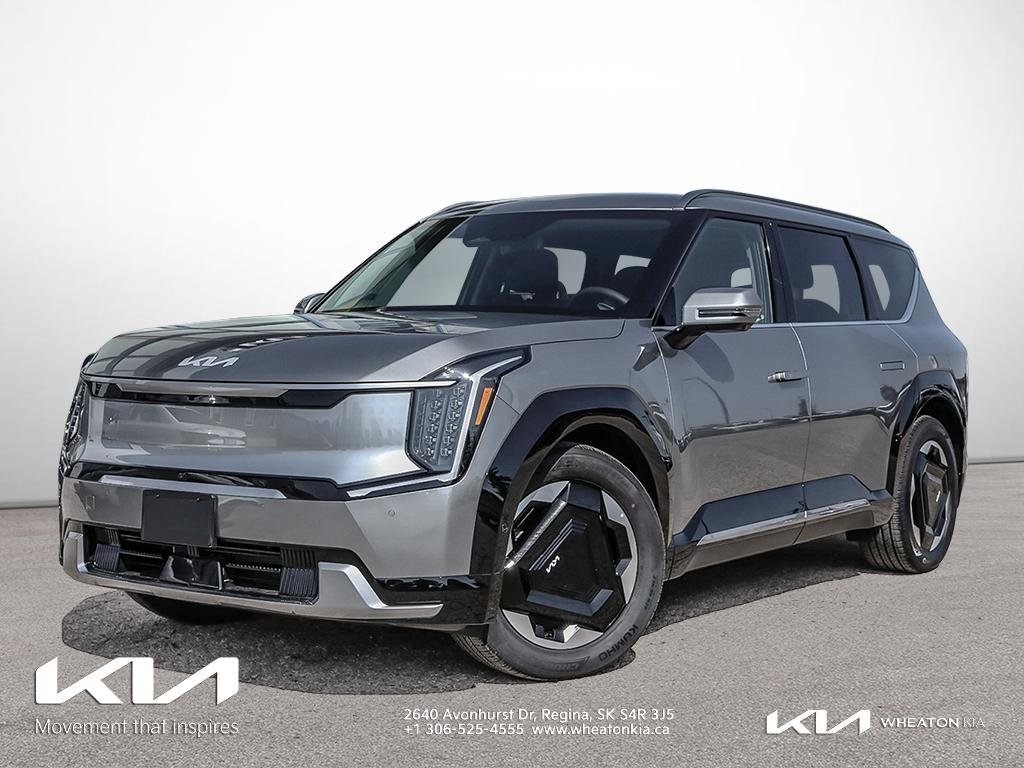 Gray (Pebble Grey) 2026 Kia EV9 Land AWD SUV / Crossover All-Wheel Drive Automatic