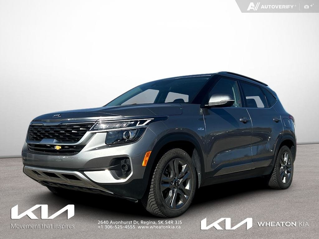 Steel Gray 2021 Kia Seltos SUV / Crossover All-Wheel Drive Continuously Variable Transmission