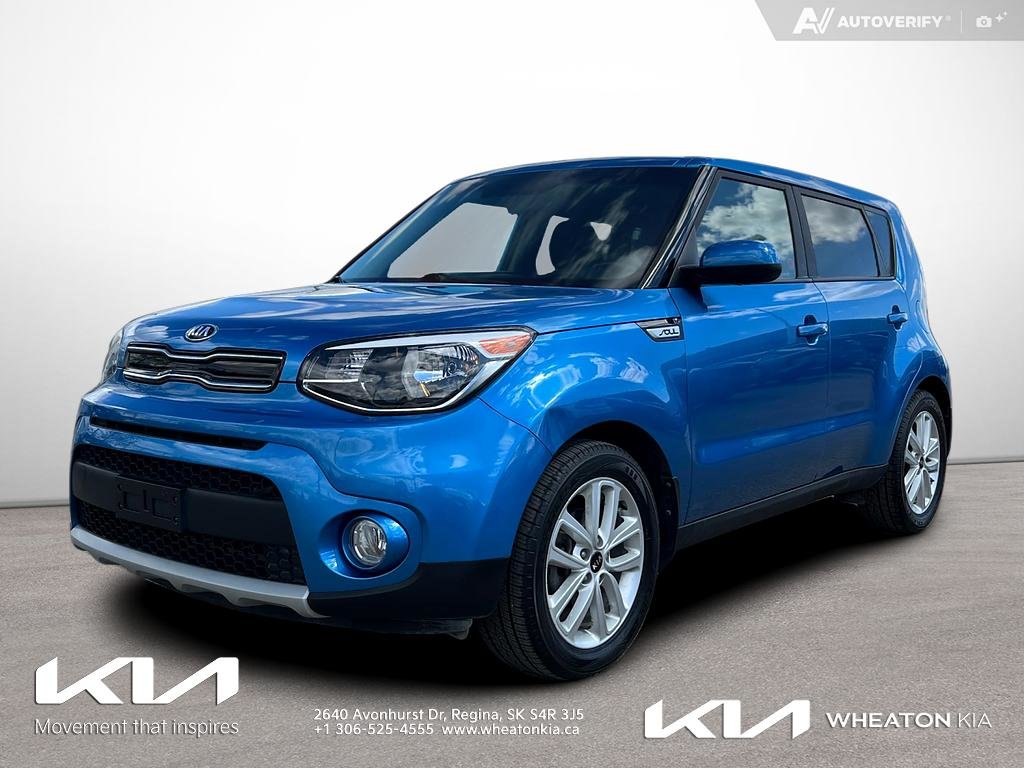 Blue 2019 Kia Soul EX FWD Wagon Automatic