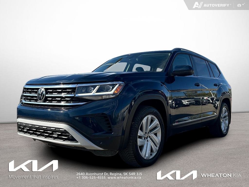 Tourmaline Blue Metallic 2021 Volkswagen Atlas SUV / Crossover Automatic