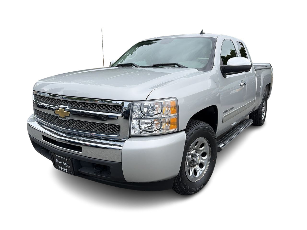 Sheer Silver Met 2010 Chevrolet Silverado 1500 Pickup Truck Four-Wheel Drive Automatic