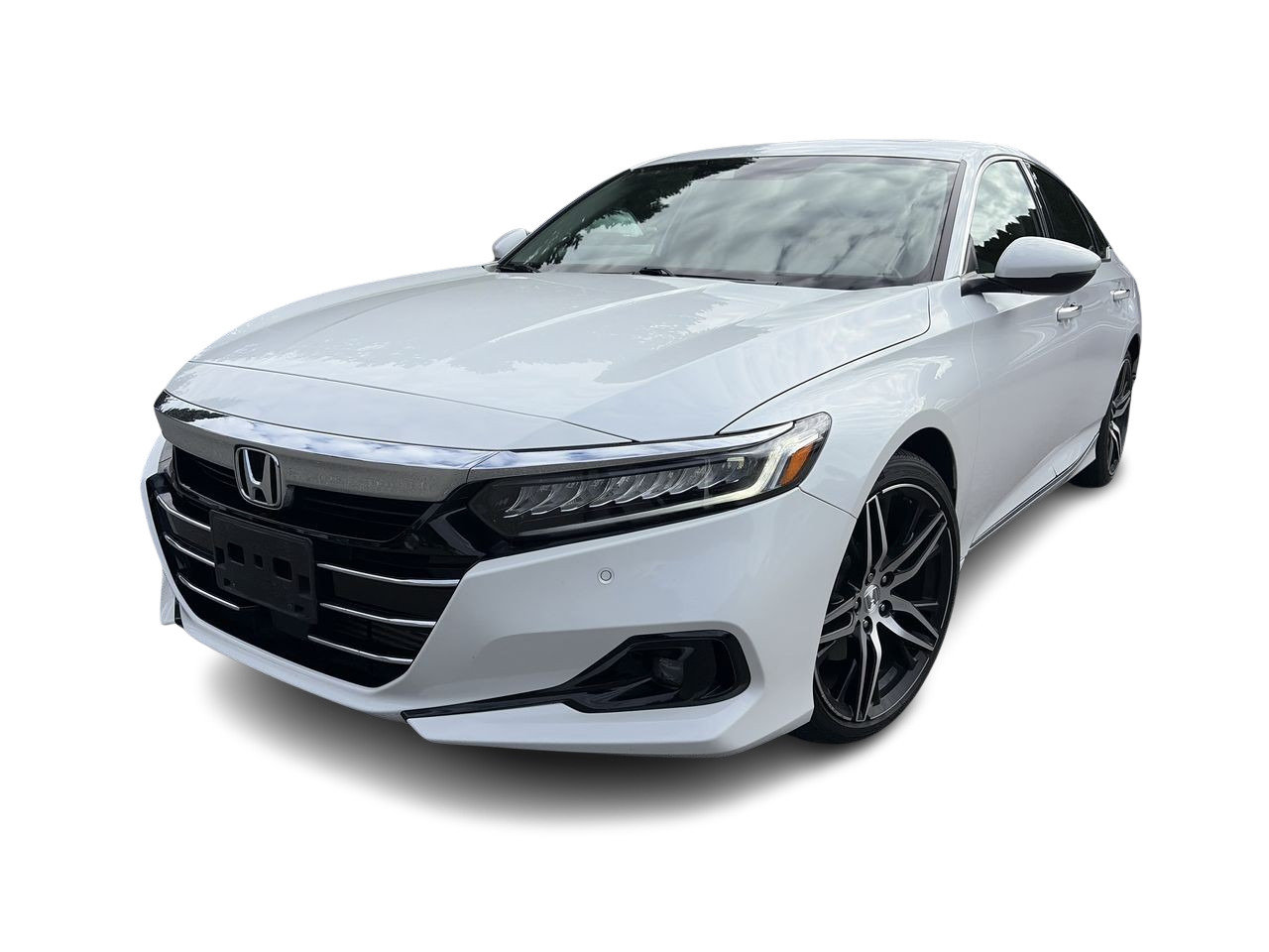 Platinum White Pearl 2022 Honda Accord Sedan Front-Wheel Drive Automatic