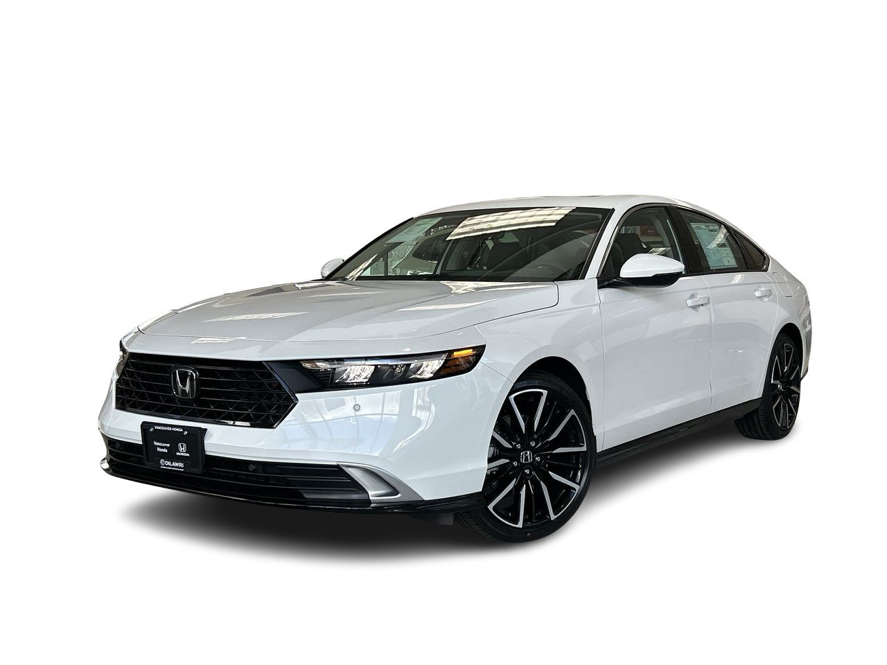 Platinum White Pearl 2026 Honda Accord Hybrid Touring FWD Sedan Front-Wheel Drive Automatic