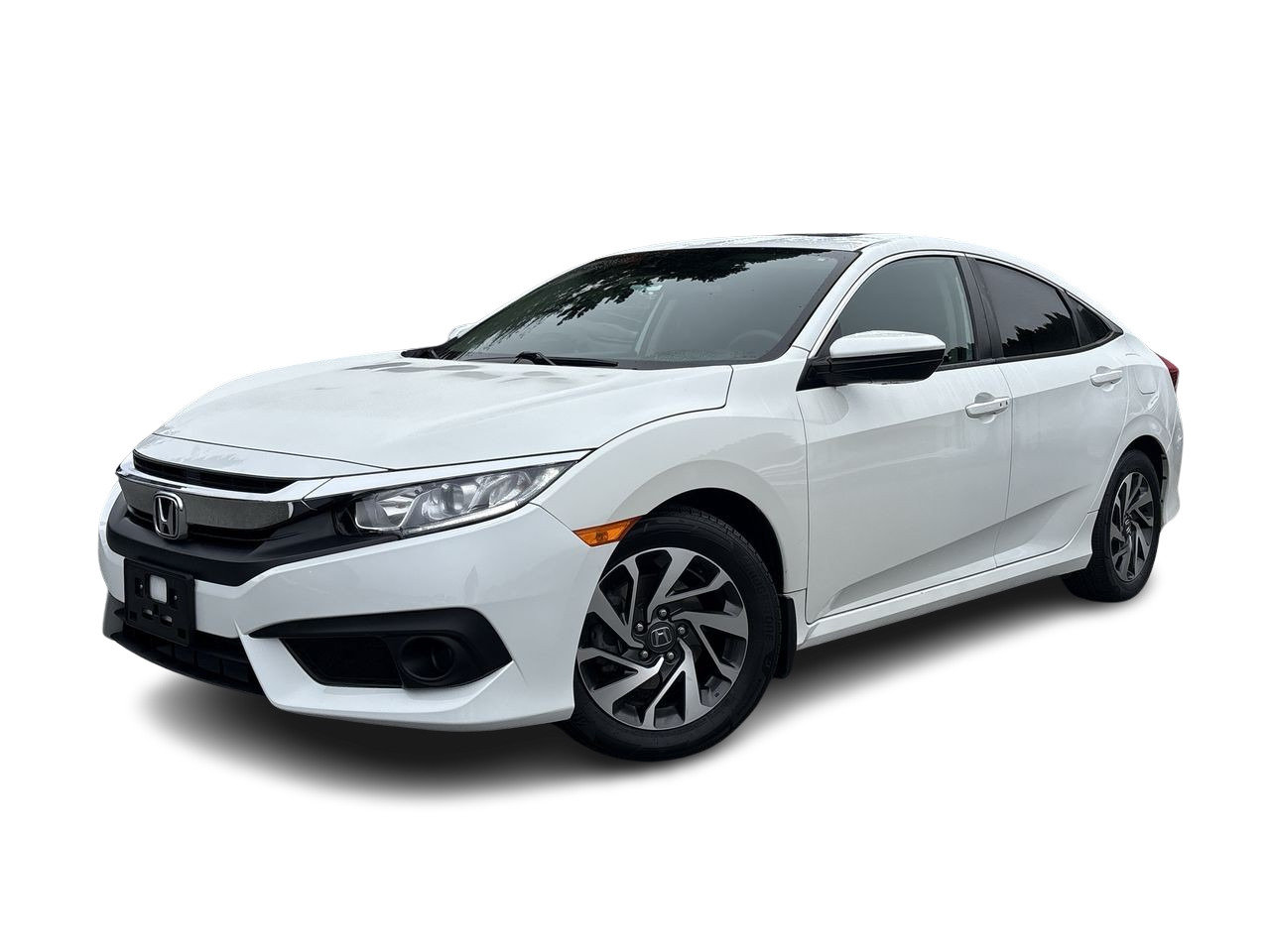 Crystal Black Pearl 2017 Honda Civic Sedan Front-Wheel Drive Automatic