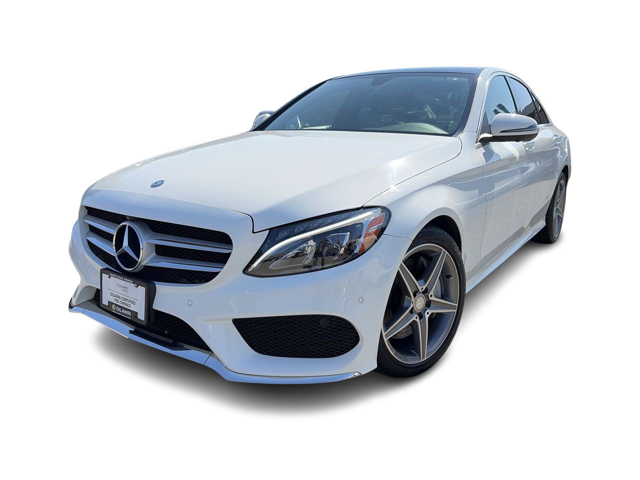 Polar White 2016 Mercedes-Benz C-Class Sedan All-Wheel Drive Automatic