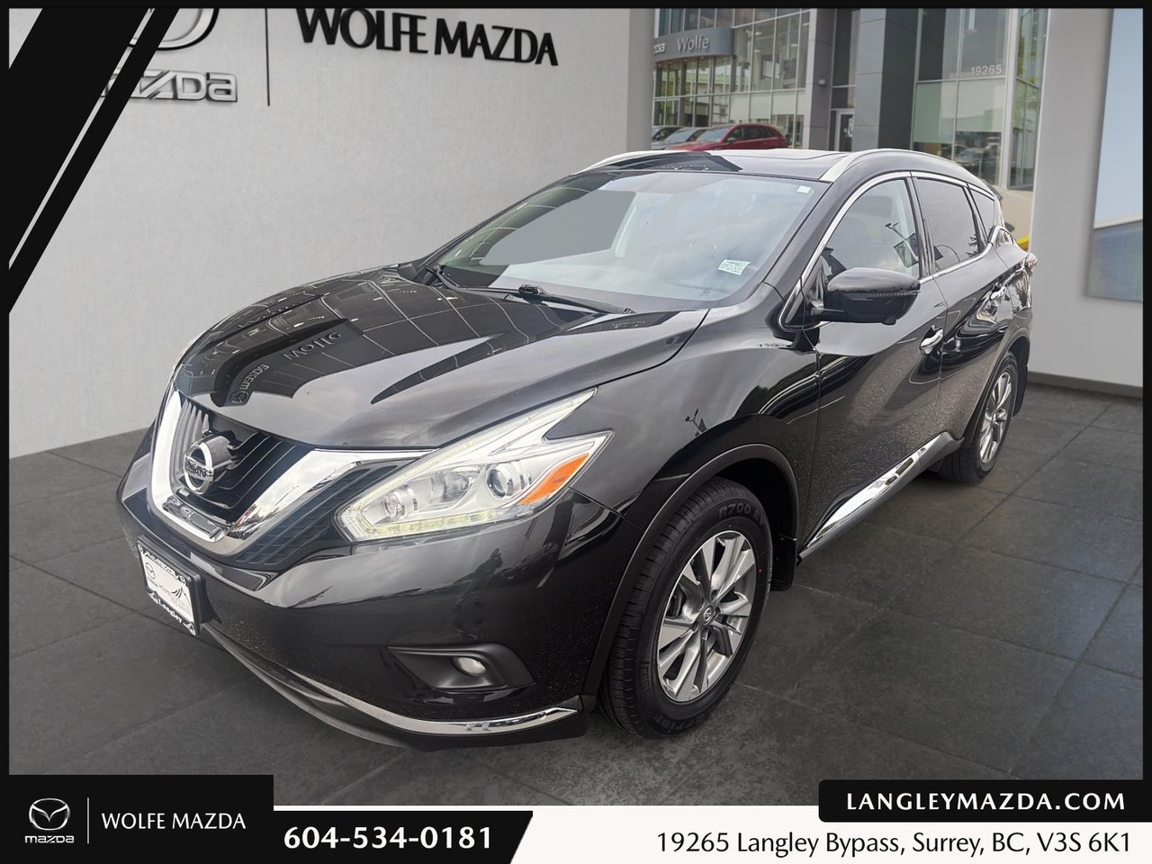 Black 2017 Nissan Murano SUV / Crossover All-Wheel Drive 
