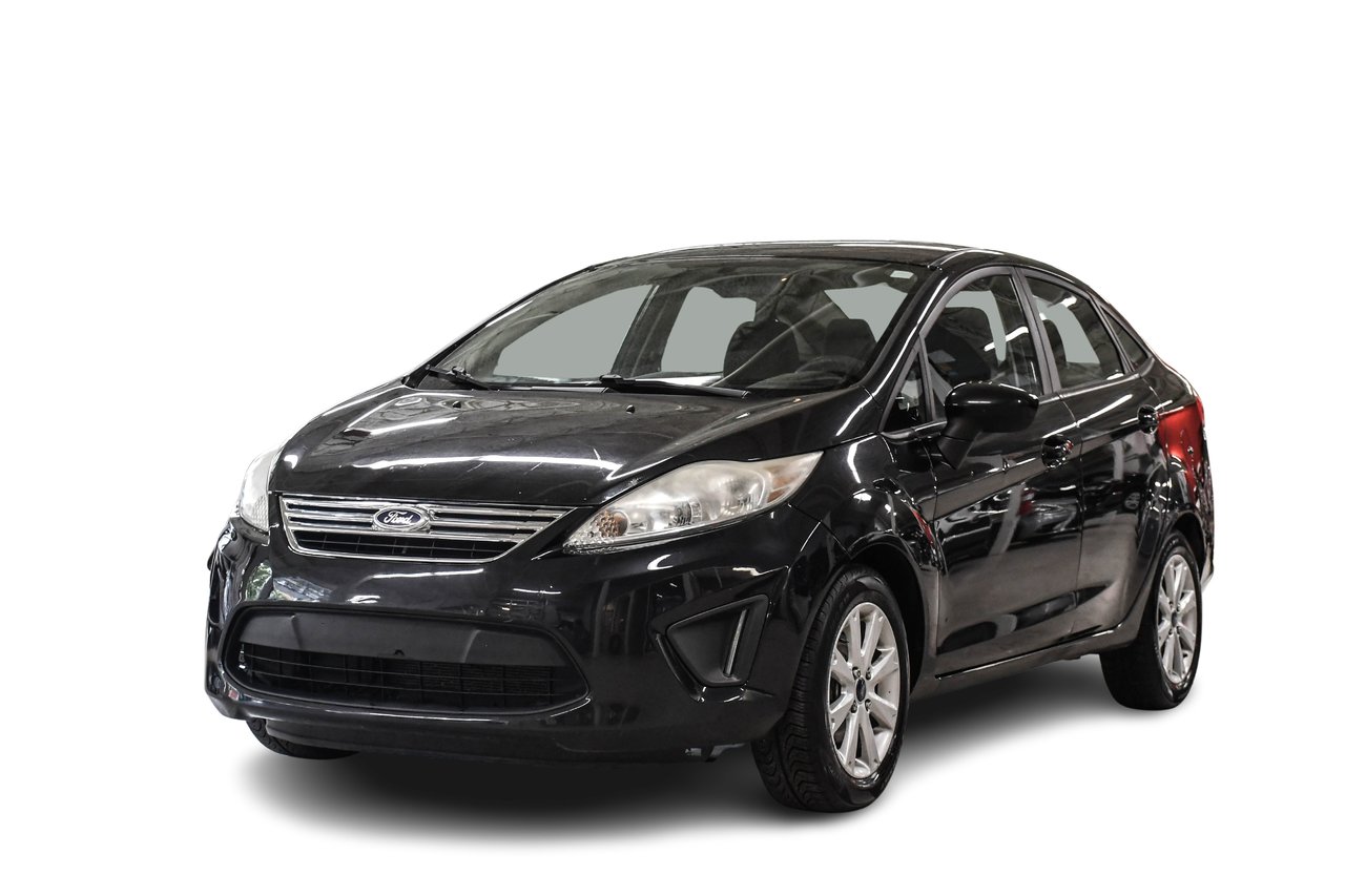 Black 2013 Ford Fiesta Sedan Front-Wheel Drive Automatic