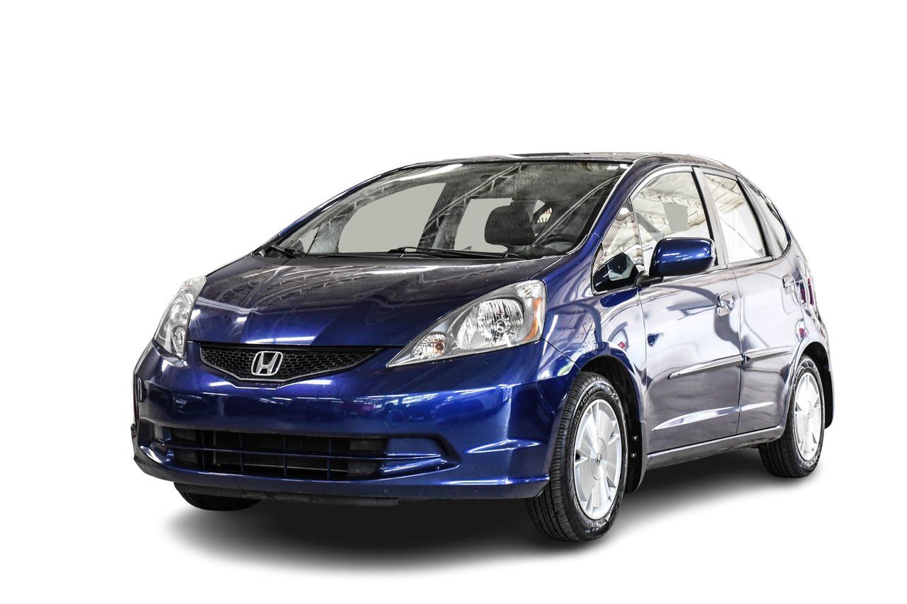 Blue 2011 Honda Fit Hatchback Manual