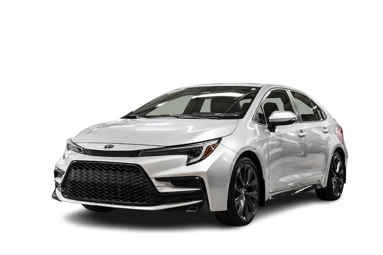 Silver 2024 Toyota Corolla Hybrid Sedan  Continuously Variable Transmission