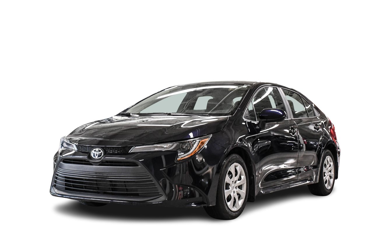 Black 2023 Toyota Corolla Sedan Front-Wheel Drive Continuously Variable Transmission