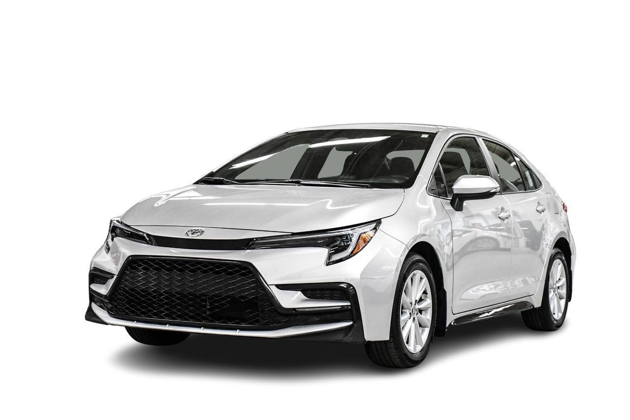 Silver (01F7 ARGENT CLASSIQUE METALLIS SANS FRAIS) 2024 Toyota Corolla Sedan Front-Wheel Drive Continuously Variable Transmission