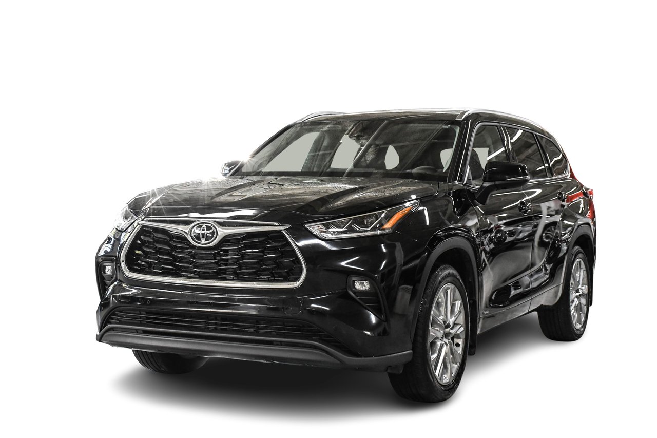 Black 2025 Toyota Highlander Hybrid SUV / Crossover All-Wheel Drive Automatic