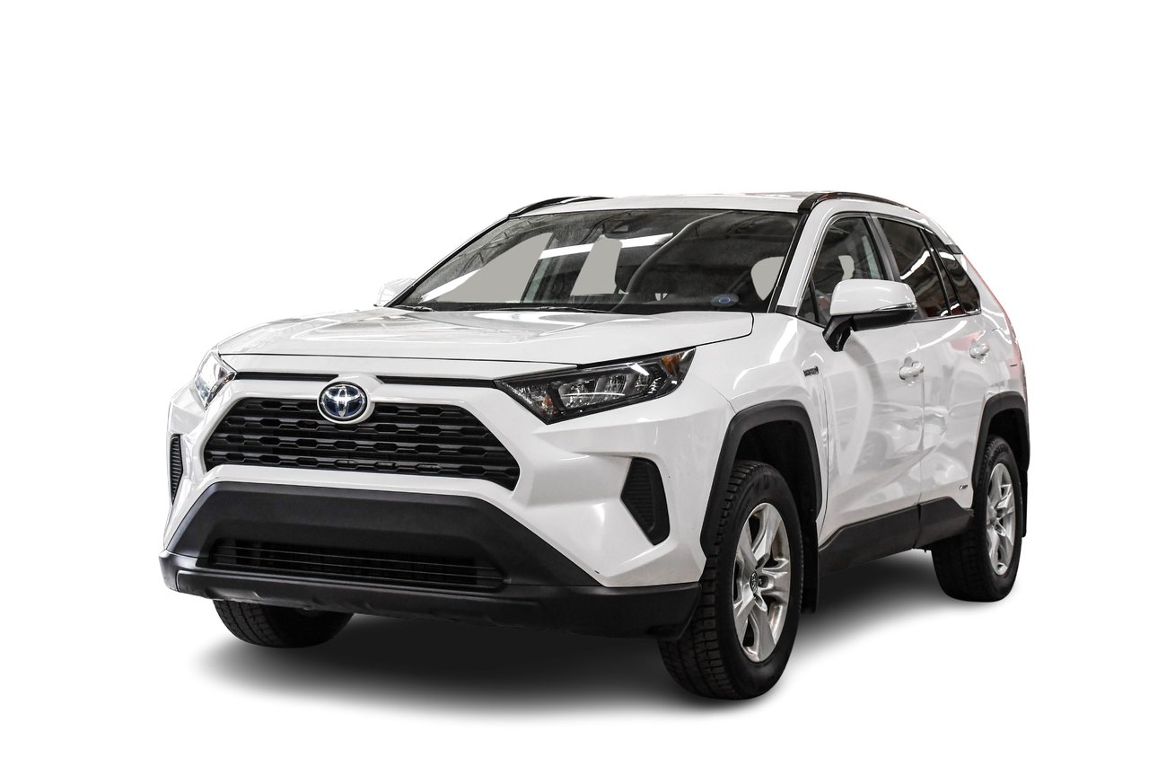 White 2019 Toyota RAV4 Hybrid SUV / Crossover All-Wheel Drive Automatic
