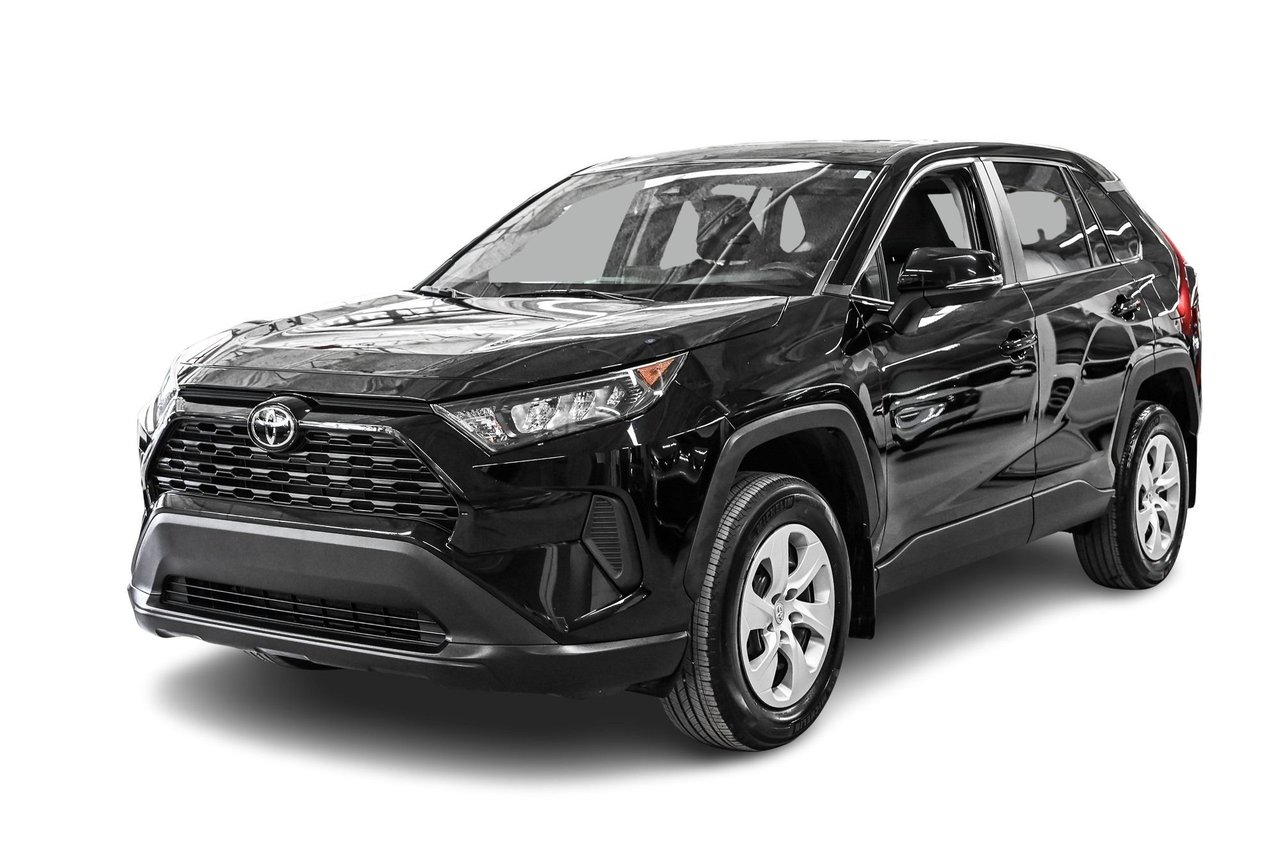 Black 2022 Toyota RAV4 LE FWD SUV / Crossover Front-Wheel Drive Automatic