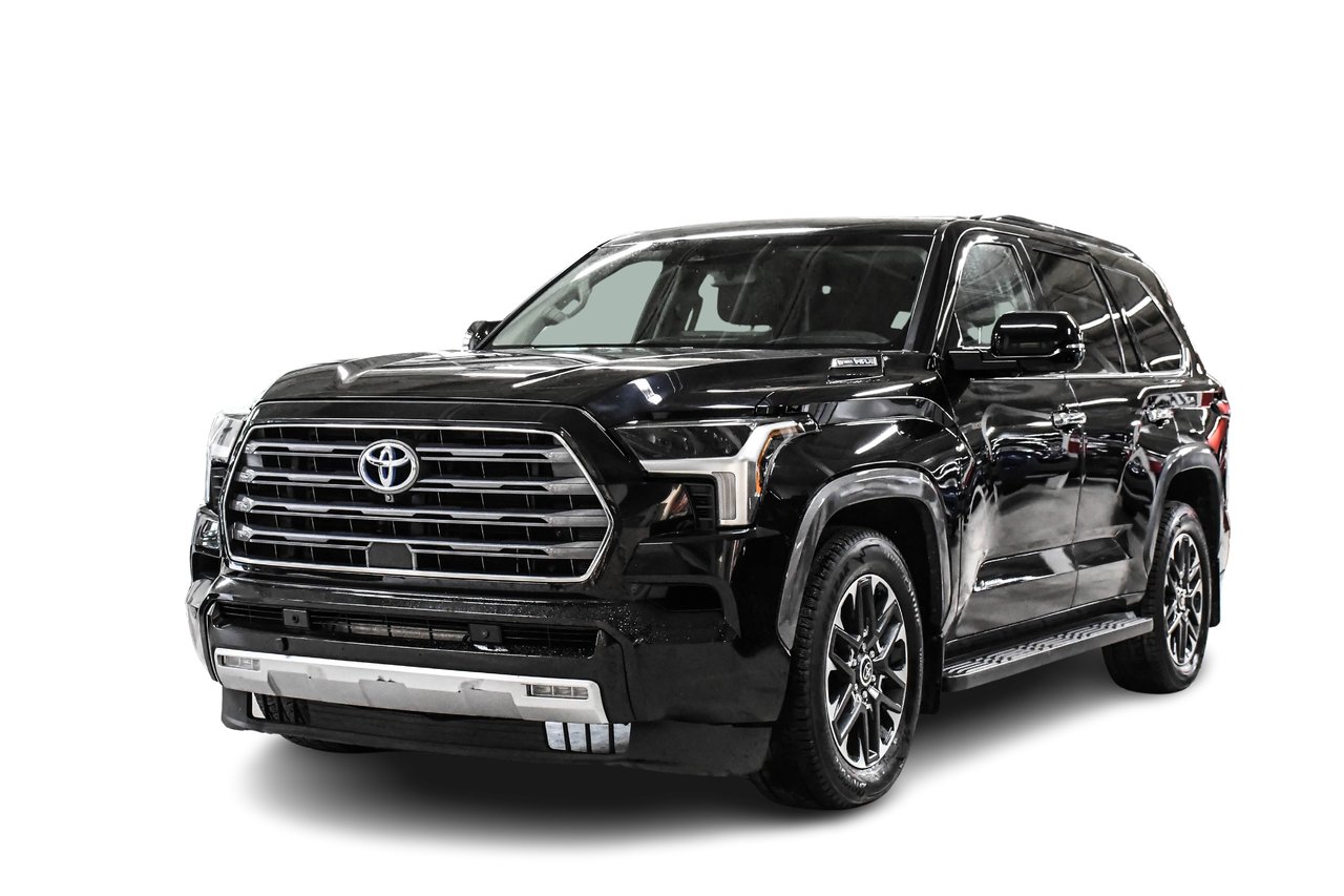 Black 2023 Toyota Sequoia SUV / Crossover Four-Wheel Drive Automatic