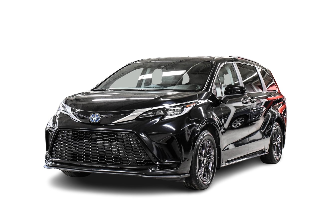 Black 2024 Toyota Sienna Minivan All-Wheel Drive Automatic