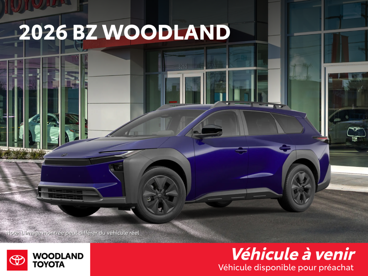 Blue 2026 Toyota bZ Woodland SUV / Crossover All-Wheel Drive Automatic