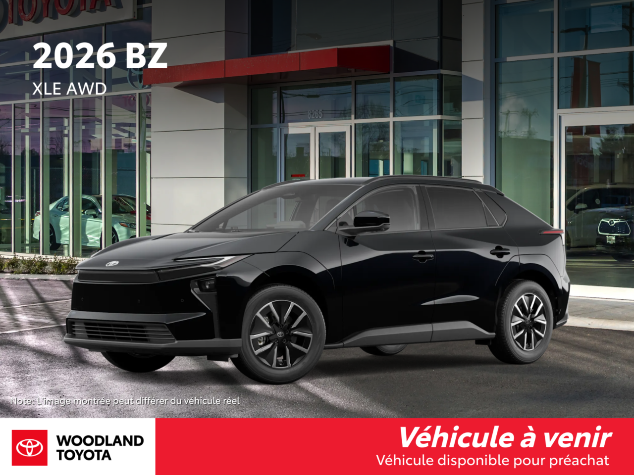 Midnight Black Metallic 2026 Toyota bZ SUV / Crossover All-Wheel Drive Automatic