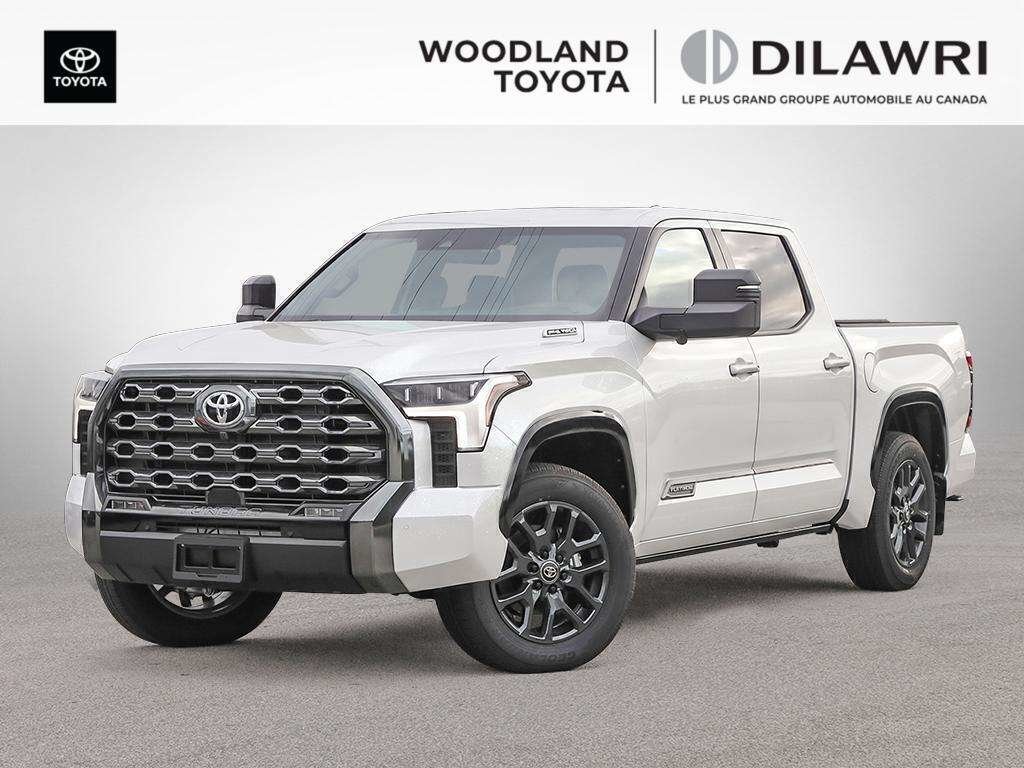 White (Wind Chill Pearl) 2026 Toyota Tundra Hybrid Pickup Truck Four-Wheel Drive Automatic