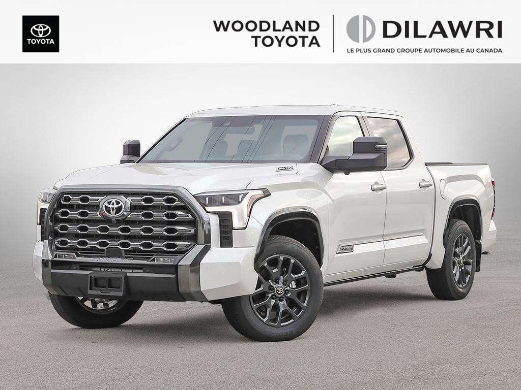 White (Wind Chill Pearl) 2026 Toyota Tundra Hybrid Pickup Truck Four-Wheel Drive Automatic