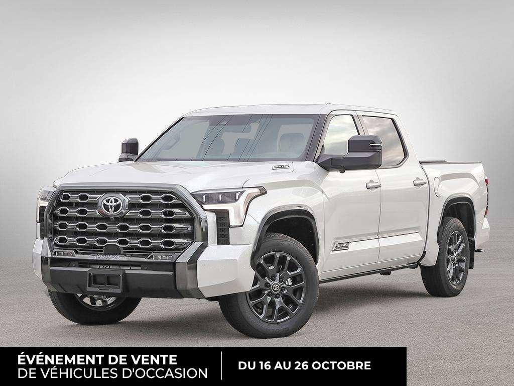 White (Wind Chill Pearl) 2026 Toyota Tundra Hybrid Pickup Truck Four-Wheel Drive Automatic