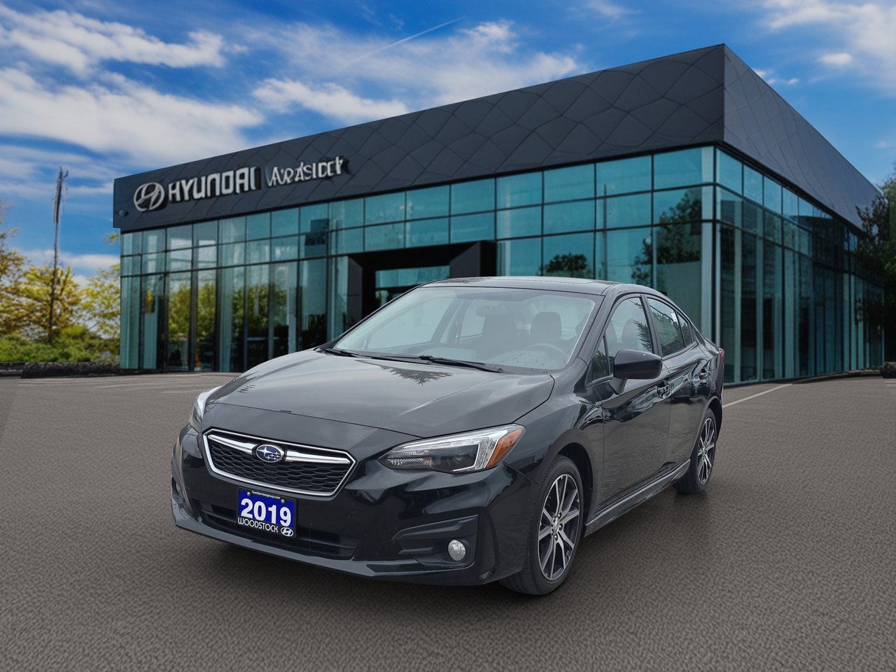 Crystal Black Silica 2019 Subaru Impreza Sedan All-Wheel Drive Automatic
