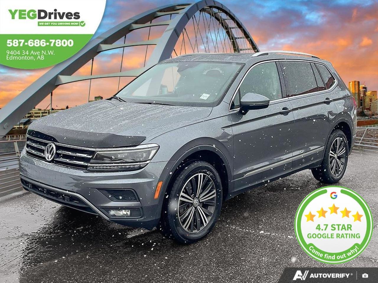 2018 Volkswagen Tiguan Highline 7 PASSENGER-0