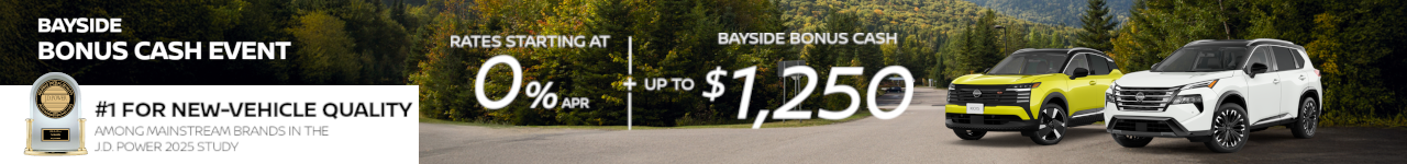 Bayside Bonus Cash Inventory