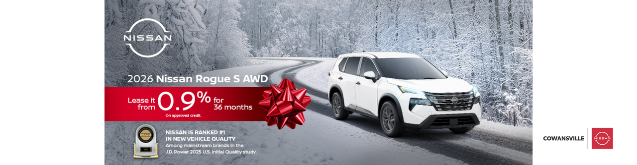 2026 Rogue from 0.9% for 36 months