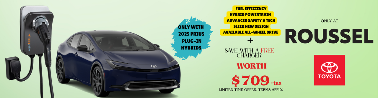 Purchase a Prius and Get a Free Charger — a $709 Value!