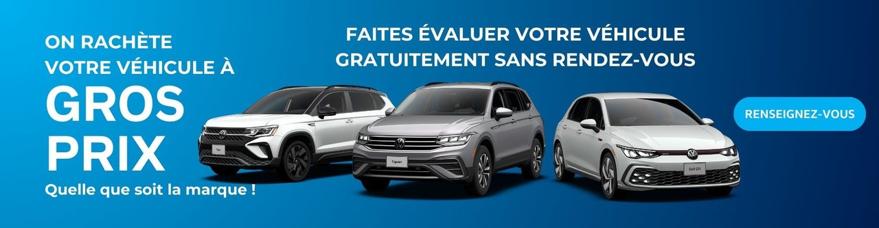 On achète votre véhicule à gros prix