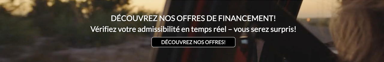 Découvrez nos offres de financement