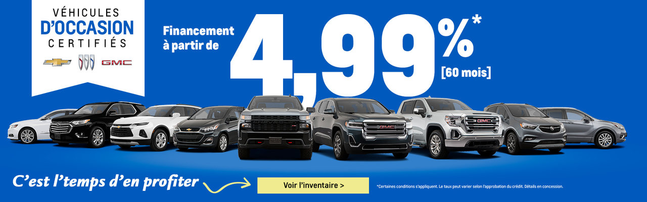 Occasion - Bas taux d'intérêt