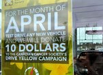 Drive Yellow For The Canadian Cancer Society