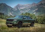 We're In Love With The Tactical Green Metallic Paint Option On The 2022 Nissan Frontier