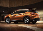 Derrière Nissan Murano Le Derrière d'un Nissan Murano orange