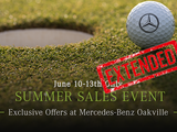 Mercedes-Benz Oakville Summer Sales Event Extended