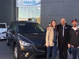Félicitations M. Boutin et Mme Whitton pour votre achat de Mazda CX5, Chambly Mazda