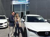 Félicitations Mme. Bellavance pour l'acquisition de votre nouveau Mazda CX5, Chambly Mazda