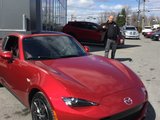 Félicitations M. Rondeau pour votre nouvelle Mazda MX5 2017, Chambly Mazda