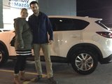 Félicitations à M. Rondeau pour sa nouvelle Mazda CX5, Chambly Mazda