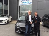 Félicitations M. Lavoie pour votre nouvelle Mazda 3 GT 2017, Chambly Mazda