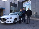 Félicitations M. Côté et Mme Henry pour votre nouvelle Mazda 2017, Chambly Mazda