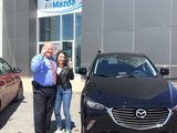 Félicitations Mme Brault pour votre nouvelle Mazda CX3 2017, Chambly Mazda