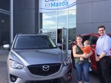 Félicitations à Mme Anabelle Dumas-Chevalier pour sa nouvelle Mazda CX5 , Chambly Mazda