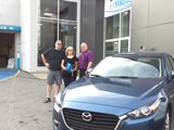 Félicitations Madame Demers pour votre nouvelle Mazda 3. 2017, Chambly Mazda