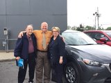 Félicitations Mme Monique Gosselin pour l'achat de votre nouvelle CX3 2017, Chambly Mazda