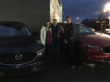 Félicitations à M. Frédéric Huot et Madame Josée Bélanger pour leurs 2 nouvelles Mazda CX5 2017, Chambly Mazda