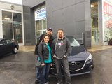 Félicitations Madame Mona Salimi pour votre nouvelle Mazda 3, Chambly Mazda