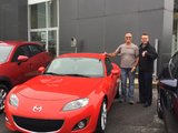 Félicitations à M. Richard Ouellet pour votre Mazda MX5, Chambly Mazda